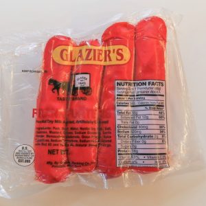 Glazier JUMBO Frankfurts 1LB