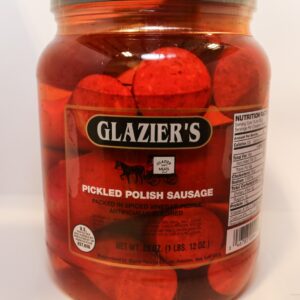 Glazier Pickled Polish Sausage 1/2 Gal.